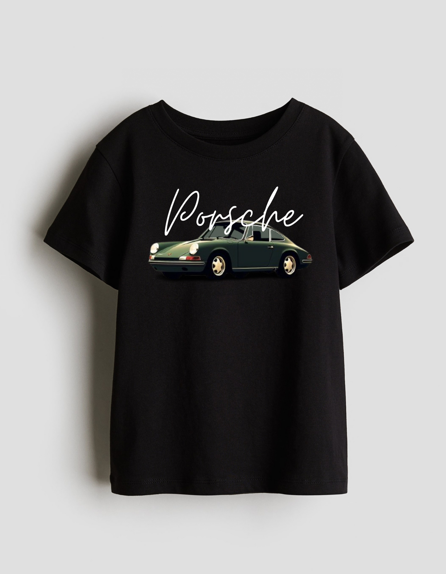 Black Porsche Classic Tee