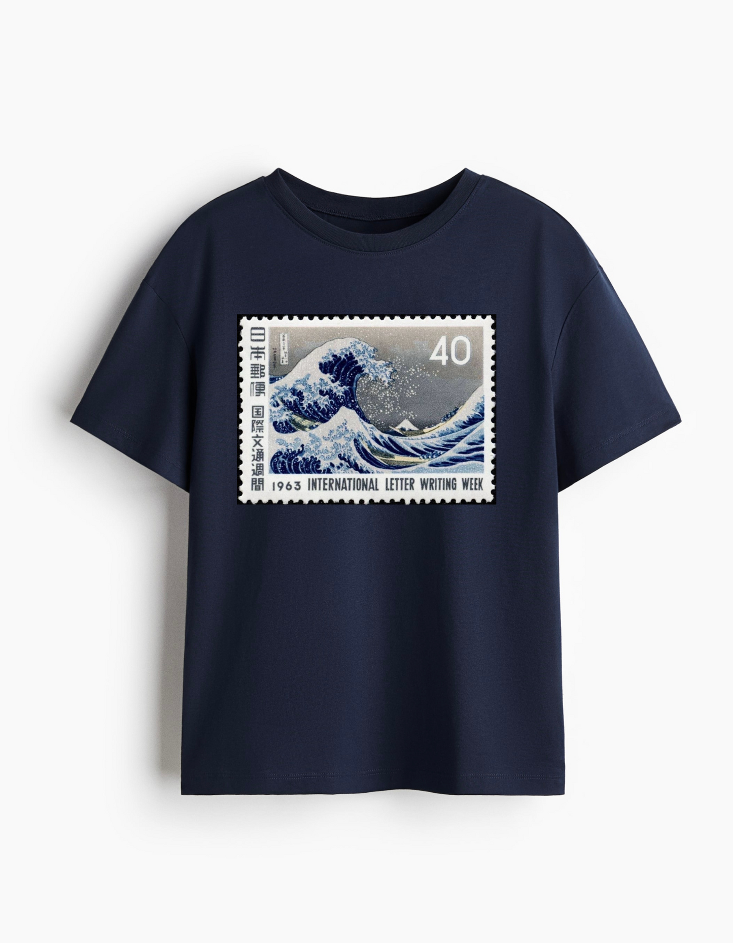 Japanese Wave Stamp Tee