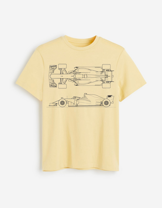 Formula Blueprint Yellow Tee